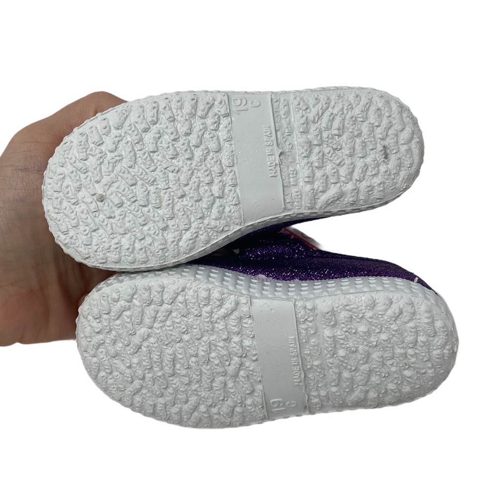 CIENTA**Purple Sparkle Canvas Shoes**EU 19 IS 3.5 - Picture 5 of 5